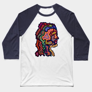 Face of Faces Baseball T-Shirt